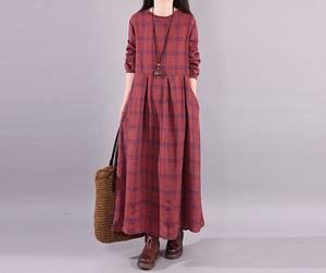 세련되고 편안한 루즈핏 여성 캐주얼 원피스 매일 착용 및 주말 여행 빨 최고의 품질 - Product Image 3