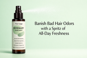 Nouveauté Brume capillaire à la rosmarine Spray démêlant biologique avec protection thermique et tenue forte pour cheveux normaux - Product Image 4