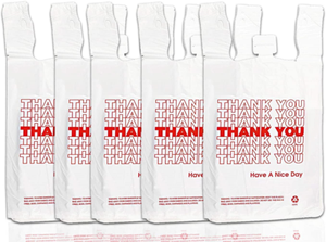 Bolsas de compras de camisetas de HDPE ecológicas de alta calidad, bolsas de plástico de supermercado biodegradables personalizables, impresión en huecograbado - Product Image 6