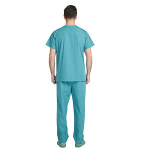 Conjuntos médicos de Enfermería de lujo para hombres y mujeres, uniformes de hospital de tela de LICRA tejida de alta calidad con logotipo personalizado - Product Image 6