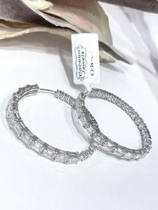 Boucles d'oreilles élégantes faites à la main Doublet Hoops avec torsion traditionnelle pour les tenues de fusion Boucles d'oreilles pour femmes pour la mode de fête - Product Image 4