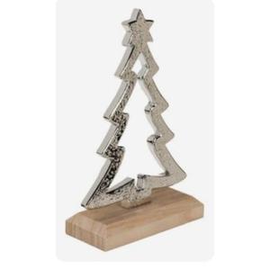 Hoja de decoración de temporada de Festival de artesanía de Metal decorativo árbol de Navidad de hierro con estrella dorada en el acento de vacaciones más vendido - Product Image 5