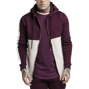 Survêtement antibactérien en molleton polyester/coton à empiècements graphiques multicolores personnalisés pour hommes Nouvelle mode Survêtement de sport - Product Image 2