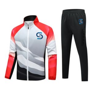 Ropa deportiva a granel personalizada para hombres sublimada diseño personalizado chándal trajes chándal 2 piezas transpirable sostenible traje - Product Image 1