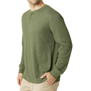 Camisetas de Manga Larga para Hombre, Cuello Redondo, Tejido de Primera Calidad, Ecológicas, Mezcla de Algodón y Poliéster, Fabricante de Bangladesh - Product Image 3