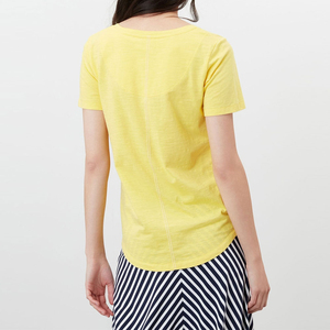 Camisetas de Verano para Mujer, Casuales, de Corte Regular, Manga Corta, Tejido de Punto, Poliéster/Algodón, Transpirables, de Alta Calidad, Secado Rápido, para Fitness - Product Image 2