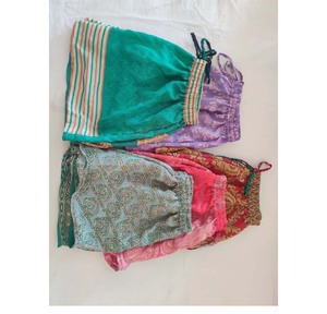 Pantalones cortos de seda supervendidos para mujer, Bohemia Hippie ropa de noche, pantalones cortos Unisex con bolsillo, ropa de playa, pantalones cortos informales, pantalones cortos de verano - Product Image 3
