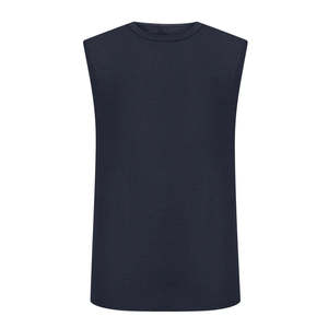 Camiseta Deportiva de Gimnasio para Hombre, Nueva Camiseta Deportiva de Algodón con Logotipo Personalizado al por Mayor, Camiseta Deportiva sin Mangas para Correr - Product Image 2