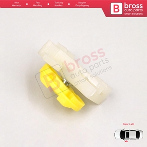 Clips de Reparación del Regulador de Ventanas BWR22, Puerta Trasera Izquierda para Meriva MK1 A X03 2003-2010 93362663 - Product Image 4