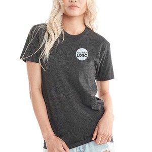 T-shirts à manches courtes pour hommes adultes personnalisés, 100% coton, coupe ample, UPF 50+, séchage rapide, performance - Product Image 1