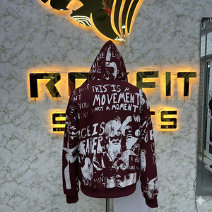 Service OEM maintenant disponible en taux réglable Sweat à capuche zippé Puff Printed fabriqué en usine à bas prix Sweats à capuche pour hommes - Product Image 4