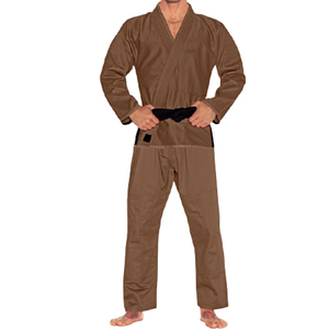 Uniforme de karaté poids lourd respirant unisexe adulte nouveau design haute qualité confortable couleurs personnalisées polyester/coton devant - Product Image 1