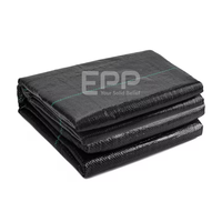 Vente Flash Tapis de Contrôle des Mauvaises Herbes en PP Écologique Traité Anti-UV 100 GSM, Découpe Personnalisée & Service de Logo, Échantillon Disponible
