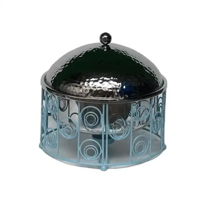 Dernière collection de casseroles en métal Design personnalisé Casserole faite à la main Forme ronde Nouveauté Vente en gros Chauffe-plats en métal - Product Image 5