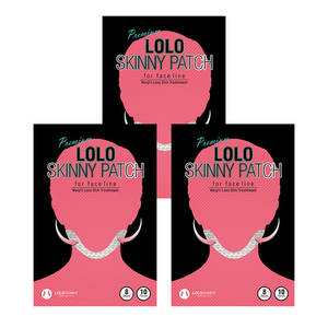 Parche Facial Edición Negra para Elasticidad y Lifting en V-Line, 10 Unidades P00000OT - Product Image 1