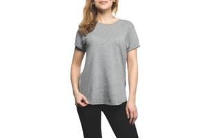 Camiseta elegante de algodón 100% para mujer, transpirable de secado rápido, manga larga, estampado personalizable, estilo informal, tejido ecológico - Product Image 6