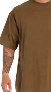 เสื้อยืดผู้ชายขนาดใหญ่พิเศษ หนัก 240/250/300 กรัม ผ้าฝ้าย 100% เนื้อหนา ทรงหลวม ไหล่ตก แบบเรียบ ไม่มีลาย แห้งเร็ว ระบายอากาศได้ดี - Product Image 5