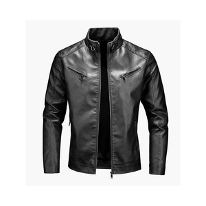 Chaqueta de cuero de vaca de alta calidad 2023 para hombre, chaqueta de cuero de color personalizado 100% para hombre, venta de producto - Product Image 4
