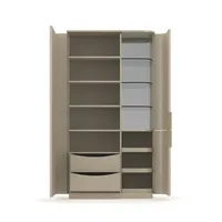 Élégance sculpturale : une armoire courbée haut de gamme pour sublimer votre suite principale