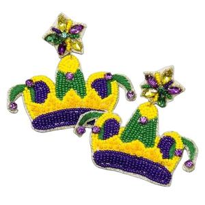 ต่างหูห้อยประดับลูกปัดหลากสีสันทันสมัยสำหรับผู้หญิง เครื่องประดับแฟชั่นสำหรับงานปาร์ตี้ ในราคาที่ดีที่สุด - Product Image 6