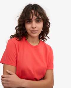 Camiseta personalizada de mujer Boxy Premium al por mayor 2025 Camiseta activa de alta calidad personalizable para mujer - Product Image 3