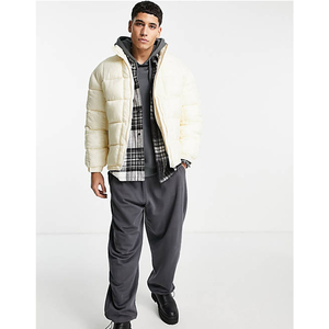 Doudoune ample en coton et Polyester pour homme, nouvelle collection printemps hiver, Logo personnalisé, rembourrage unisexe - Product Image 5