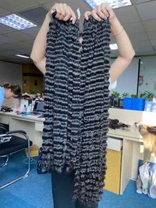 Venta al por mayor 100% Natural cutícula alineada virgen camboyano Remy paquetes de cabello ondulado profundo cabello vietnamita 10 "-50" de longitud precio barato - Product Image 2