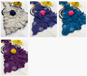 Colección de Saris Chinon Saroski para Uso Diario, Catálogo Completo Disponible a Precio de Mayoreo, Colección de Saris Chinon al por Mayor. - Product Image 5