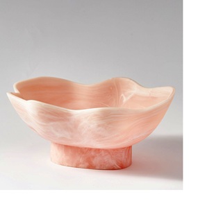 Tazón y Plato de Resina de Lujo para Servir, Apto para Lavavajillas, Diseño Europeo Moderno Personalizable para Uso en el Hogar y Fiestas - Product Image 6