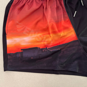 Nouveau short de rugby personnalisé australie hommes thème unisexe short de football avec poches 100% polyester pour homme et femme - Product Image 6