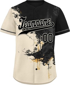 Jersey de béisbol sublimado al por mayor, uniforme de equipo con estampado completo personalizado que absorbe la humedad para hombres y jóvenes - Product Image 3