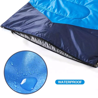 Saco de Dormir Rectangular con Capucha de Poliéster de la Mejor Calidad, Personalizable, Portátil, para 3 Estaciones, para Exportación