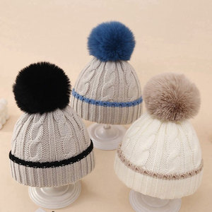Warm Knitted High Quality 100% Wool Beanie Hat Custom Logo Unisex <b>Winter</b> <b>Cap</b> Soft Skull Beach Travel Wholesale - Product Image 6