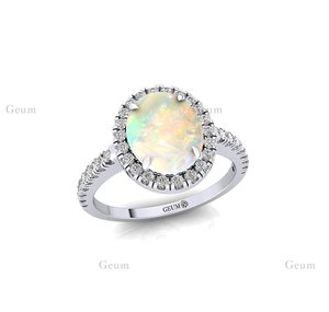 แหวนทองจริง24K โอปอลเอธิโอเปียสง่างามการออกแบบใหม่แข็งทองเครื่องประดับปรับแหวนเพชรจริงแหวน - Product Image 3