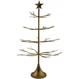 Arbre de Noël en métal argenté avec étoile pour table de noël décoration de la maison dessus de table X mas arbre pour la décoration de la maison en gros - Product Image 6