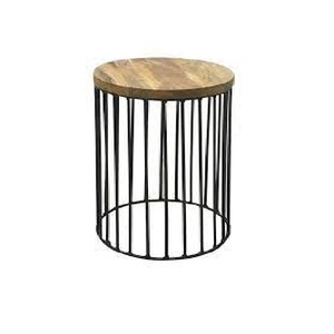 Mesas de madera de hierro de Metal de diseño clásico de estilo Vintage de tendencia caliente tamaño personalizado forma Color usos en Home Hotel - Product Image 1