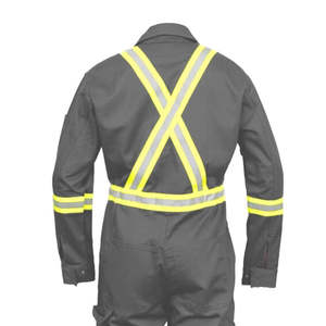 Combinaison légère en coton et polycoton, vêtements de travail haute visibilité, réfléchissants et imperméables, vêtements de sécurité - Product Image 6