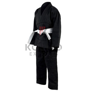Uniforme de kárate Jiu Jitsu Gi de peso pesado personalizado con diseño de logotipo frontal, nuevos trajes de artes marciales - Product Image 5