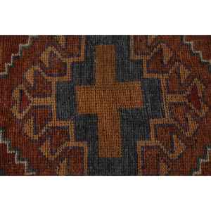 Alfombra Turca, Alfombra de Pasillo de 2x11 pies, Alfombra Sólida Marrón Herki - Product Image 5