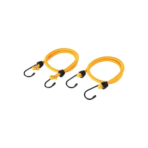 Scatola Pretul da 12 unità e 2 tensionatori elastici gialli da 60 cm per attrezzature di carico e stoccaggio