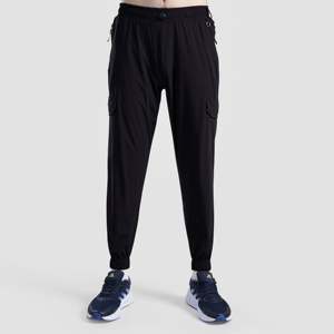 Pantalones Chinos Negros Excel 2.0 Tallas XL y 6XL, Ligeros, de Algodón Impermeable, Decorados con Cierre de Cremallera - Product Image 2