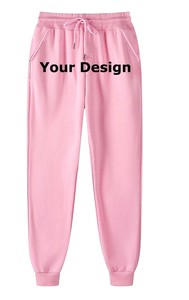 Top qualité personnalisé Joggers pantalons de survêtement hommes cordon solide décontracté pantalons de survêtement Baggy pantalon de survêtement Logo imprimé pantalon surdimensionné - Product Image 6