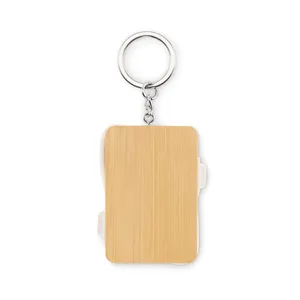 BUPOW Personalized Bamboo <b>Charging</b> <b>Cable</b> Customizable Promotional Keychains & Carabiners for Gadgets - Product Image 6