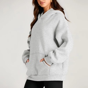 Nouveau design 2026 – Sweat à capuche oversize vintage pour femme avec badge frontal, toucher doux, 100 % coton, imperméable et écologique - Product Image 2