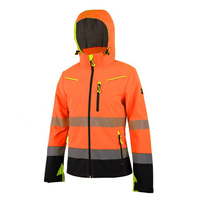 Chaqueta de Seguridad de Alta Visibilidad con Certificación CE, Antiestática, Resistente a Ácidos, Protección UV, Talla Grande, Cortavientos, Transpirable e Impermeable