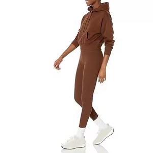 Sweats à capuche confortables 100% coton pour femmes logo imprimé personnalisé sweat-shirt pour femmes sweats à capuche surdimensionnés pour femmes - Product Image 4