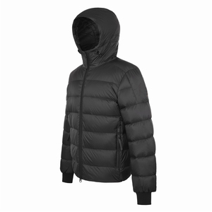 Veste en polyester doudoune veste d'hiver matelassée chaude coupe-vent anti-rides fabriquée en usine - Product Image 3