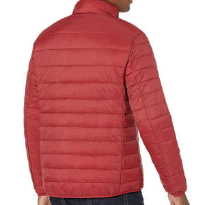 2025 hiver couleur unie décontracté hommes doudoune avec col montant et Logo avant Streetwear nouvelle mode coupe-vent respirant - Product Image 2