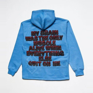 เสื้อฮู้ดผ้าคอตตอนผสมสำหรับผู้ชายเสื้อมีฮู้ดลำลองพิมพ์ลายแบบ2025 - Product Image 2