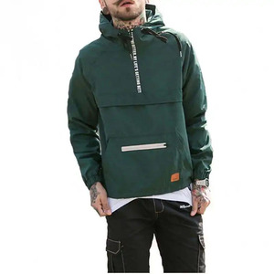 OEM Factory High Quality Men's Autumn <b>Running</b> <b>Jacket</b> Custom Windbreaker Breathable Windproof Casual Quilted Canvas Stand Outdoor - Product Image 1